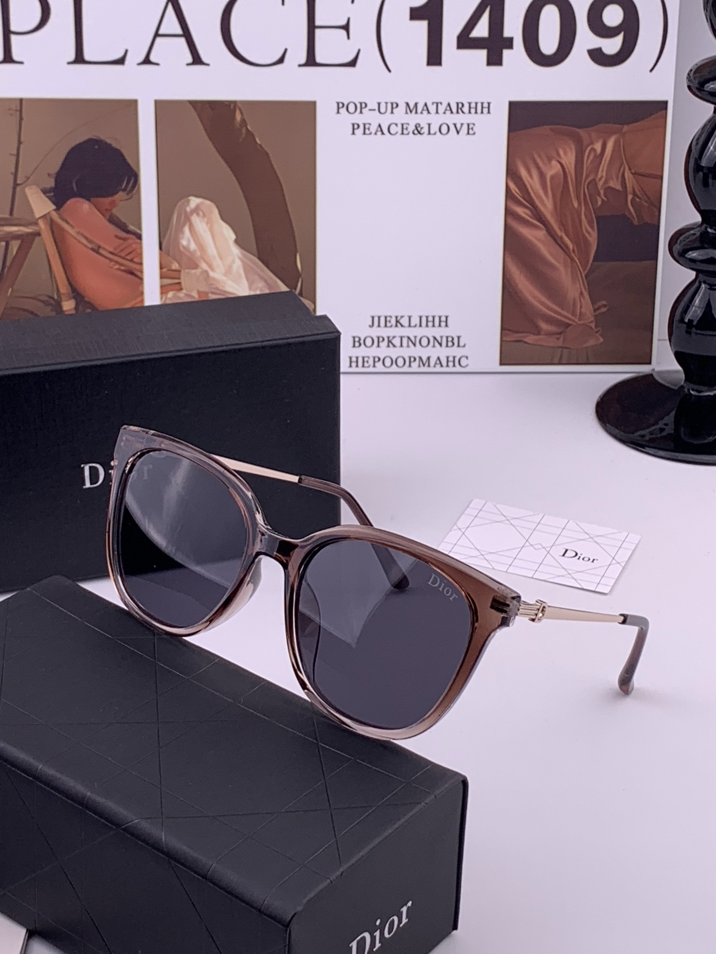🔺 【DIOR-迪奥】开春新款 潮流爆款 时尚方框偏光太阳镜 高品质 佩戴舒适 网红潮款墨镜 型号：D3