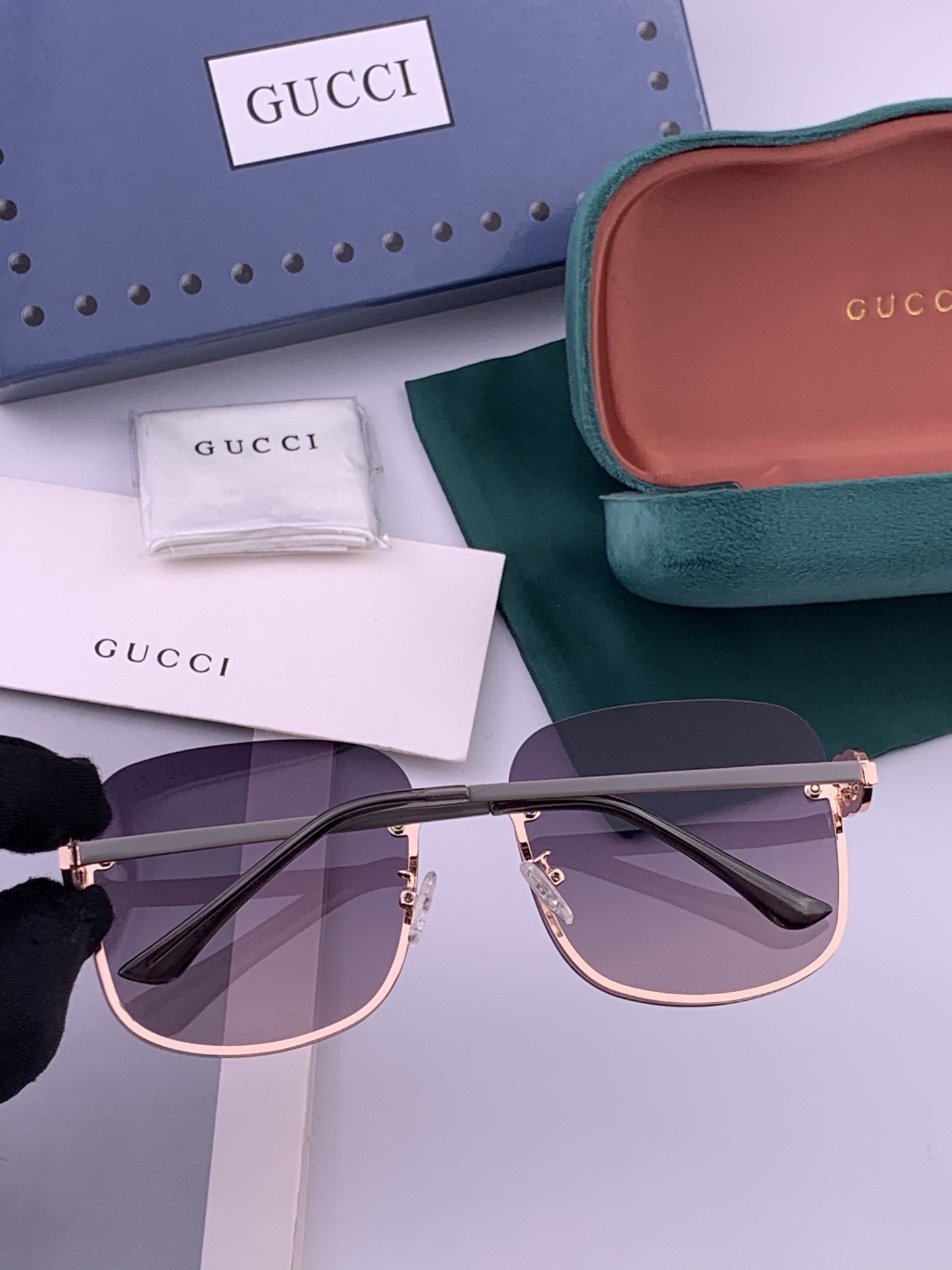 🔺GUCCI🔻古驰 GG圆框太阳镜 完美品质 🎓独特设计  适合各种脸型 亮相时装周 超时尚百搭 实物精