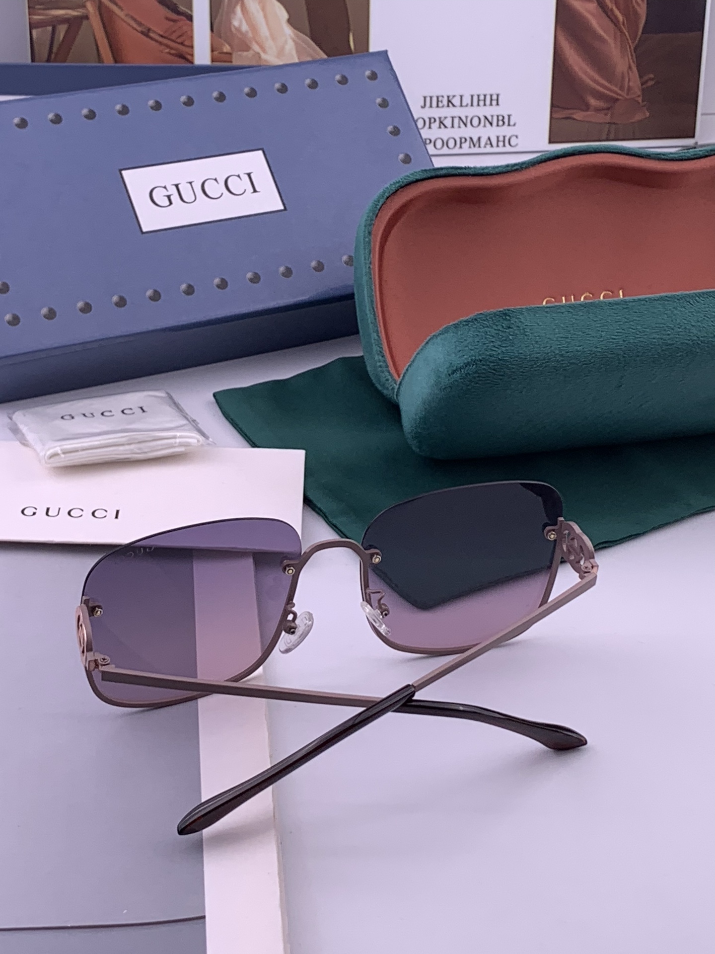 🔺GUCCI🔻古驰 GG圆框太阳镜 完美品质 🎓独特设计  适合各种脸型 亮相时装周 超时尚百搭 实物精