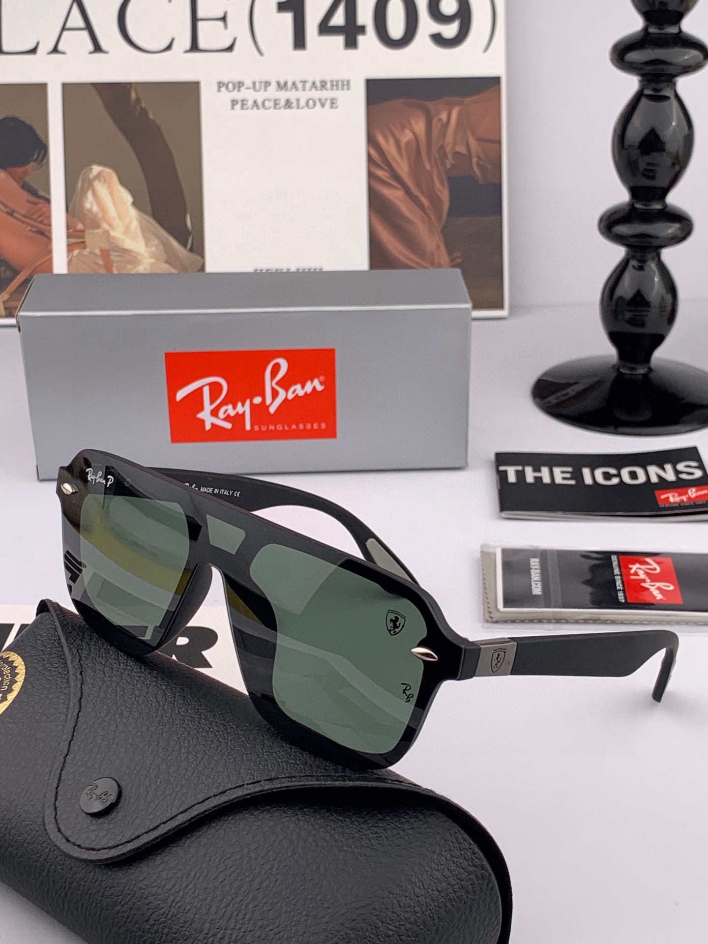 RAYBAN 😈雷朋 RB22300💚🔵💜👓时尚偏光🌻🌻💟炫‮潮彩‬款太阳镜，男女通用🔝🔝。size：6