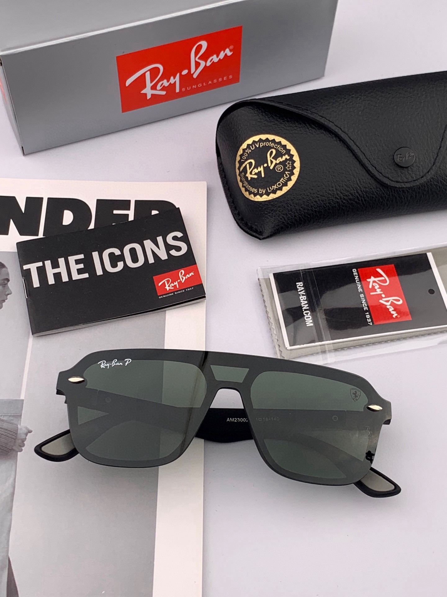 RAYBAN 😈雷朋 RB22300💚🔵💜👓时尚偏光🌻🌻💟炫‮潮彩‬款太阳镜，男女通用🔝🔝。size：6