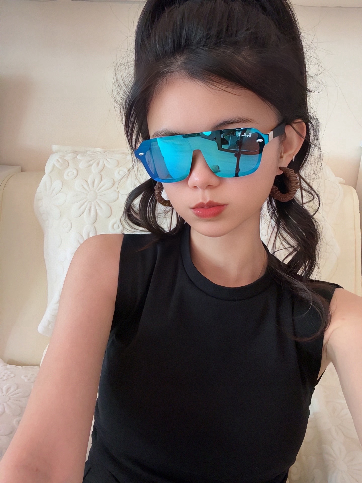 RAYBAN 😈雷朋 RB22300💚🔵💜👓时尚偏光🌻🌻💟炫‮潮彩‬款太阳镜，男女通用🔝🔝。size：6