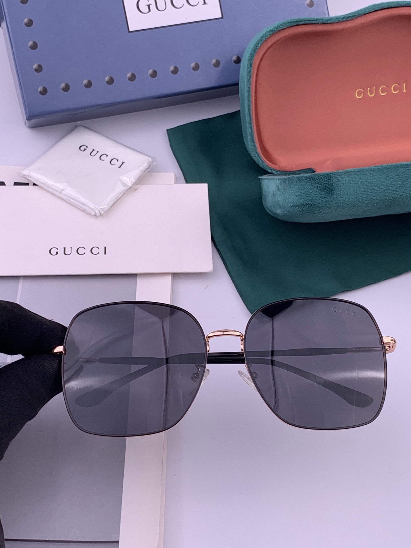 🔺GUCCI🔻古驰 GG圆框太阳镜 完美品质 🎓独特设计  适合各种脸型 亮相时装周 超时尚百搭 实物精