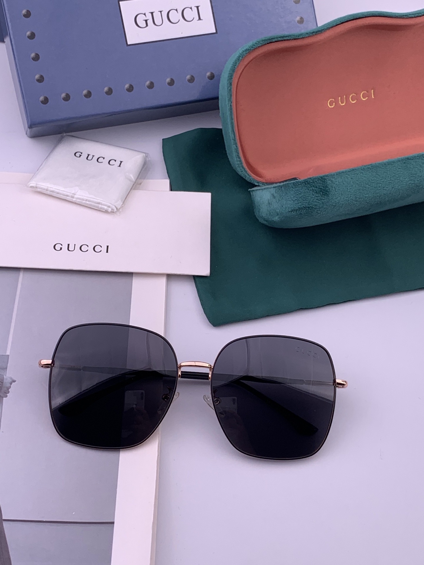 🔺GUCCI🔻古驰 GG圆框太阳镜 完美品质 🎓独特设计  适合各种脸型 亮相时装周 超时尚百搭 实物精
