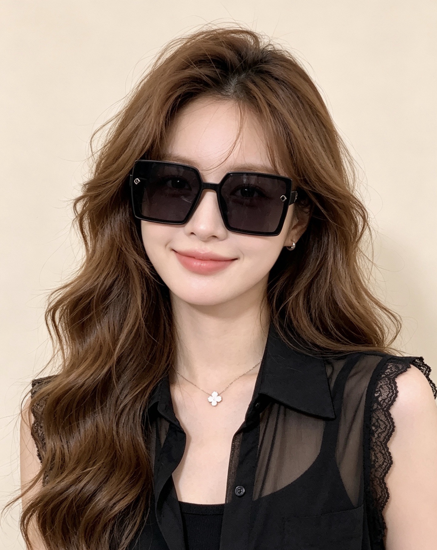 🔺 【DIOR】开春新款 潮流爆款 时尚方框偏光太阳镜 高品质 佩戴舒适 网红潮款墨镜 女士高清加厚偏光
