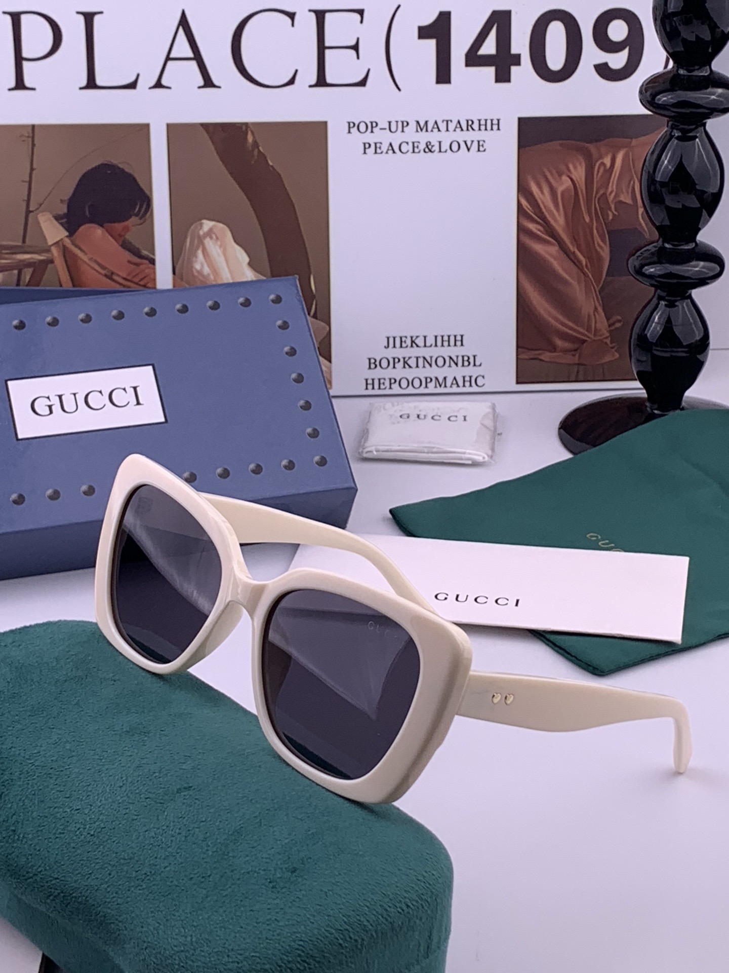 🔺GUCCI🔻古驰 GG圆框太阳镜 完美品质 🎓独特设计  适合各种脸型 亮相时装周 超时尚百搭 实物精