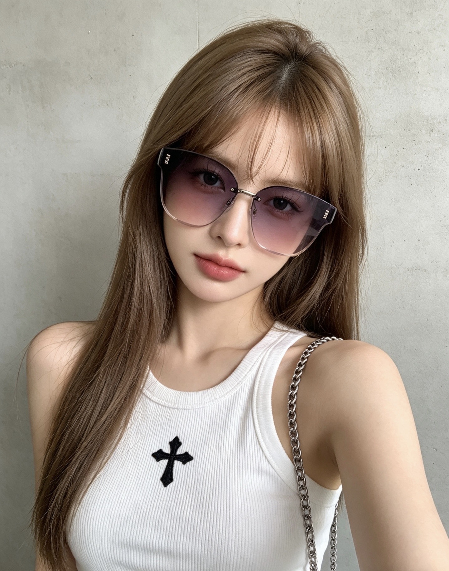 🔺 【香奈儿】开春新款 潮流爆款 时尚方框尼龙太阳镜 高品质 佩戴舒适 网红潮款墨镜 女士高清尼龙太阳镜