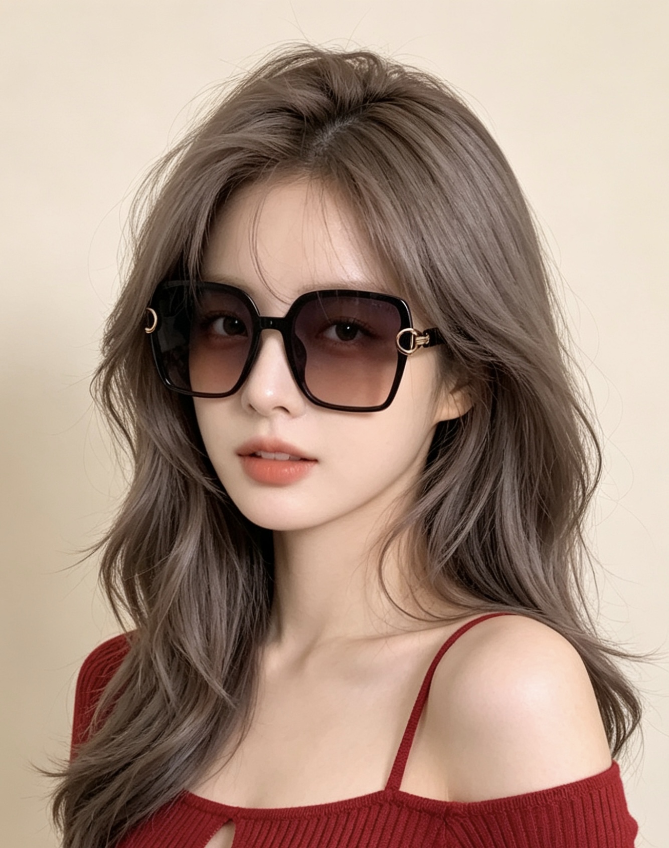 【TR偏光系列】Gucci   经典的方框设计，不挑脸型，无论搭配大衣还是连衣裙都非常显气质偏光镜片预防