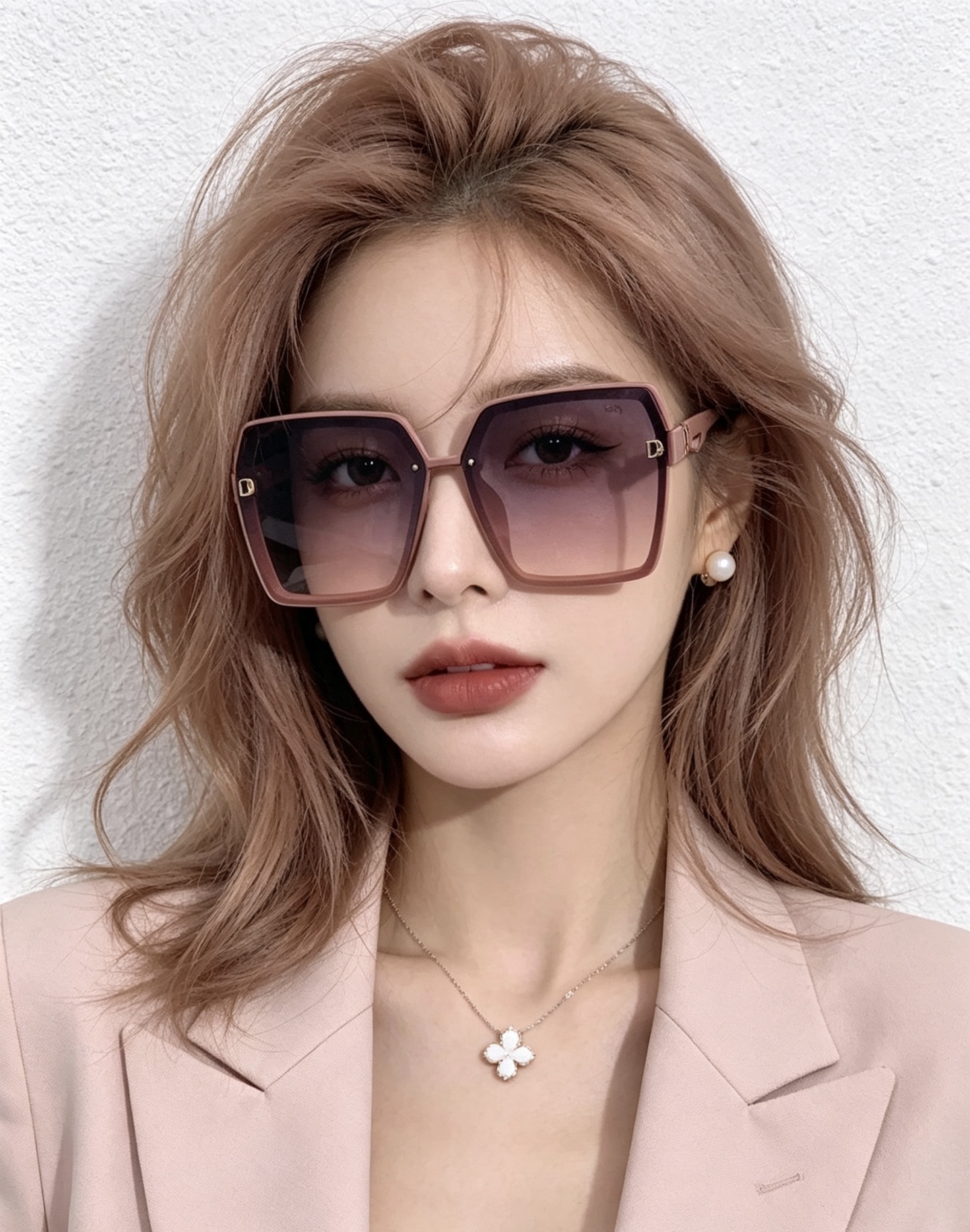 🔺 【DIOR-迪奥】开春新款 潮流爆款 时尚方框偏光太阳镜 高品质 佩戴舒适 网红潮款墨镜 女士高清偏