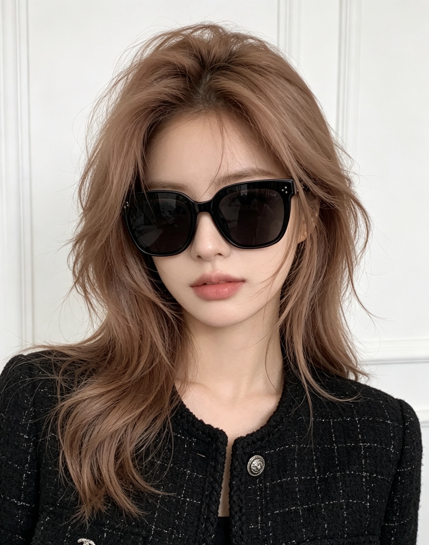 GUCCI  新款尼龙偏光太眼镜，情侣款时尚方框太阳镜佩戴舒适网红潮流款墨镜，大气女人范儿，大脸小脸都好