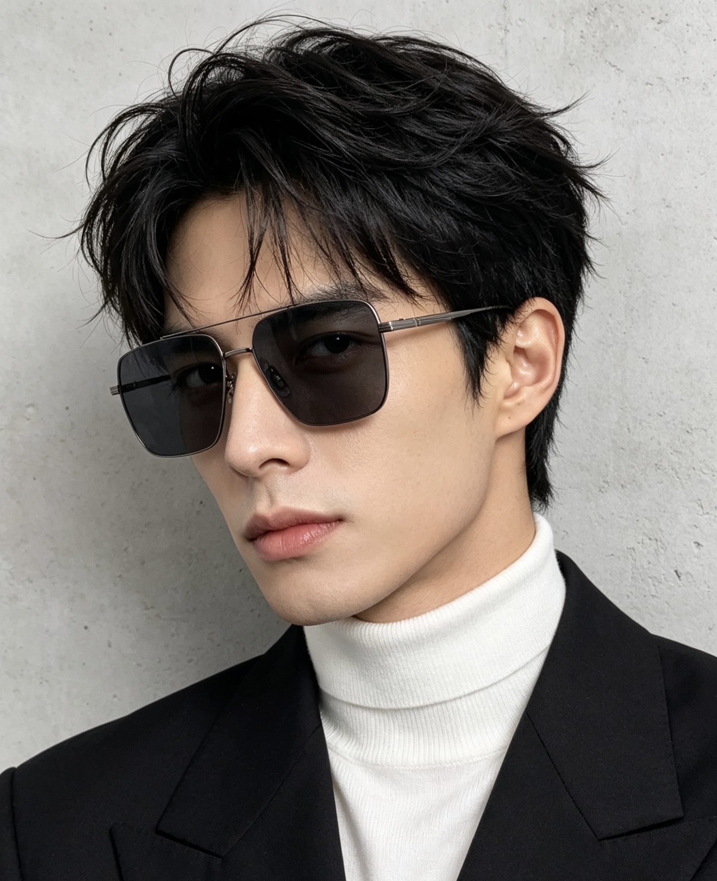 阿玛尼男款炫彩飞行员偏光太阳镜 ❤️材质：高清尼龙加厚卡槽高清偏光镜片 🌹无边框镜架💕颜👍型号：A818