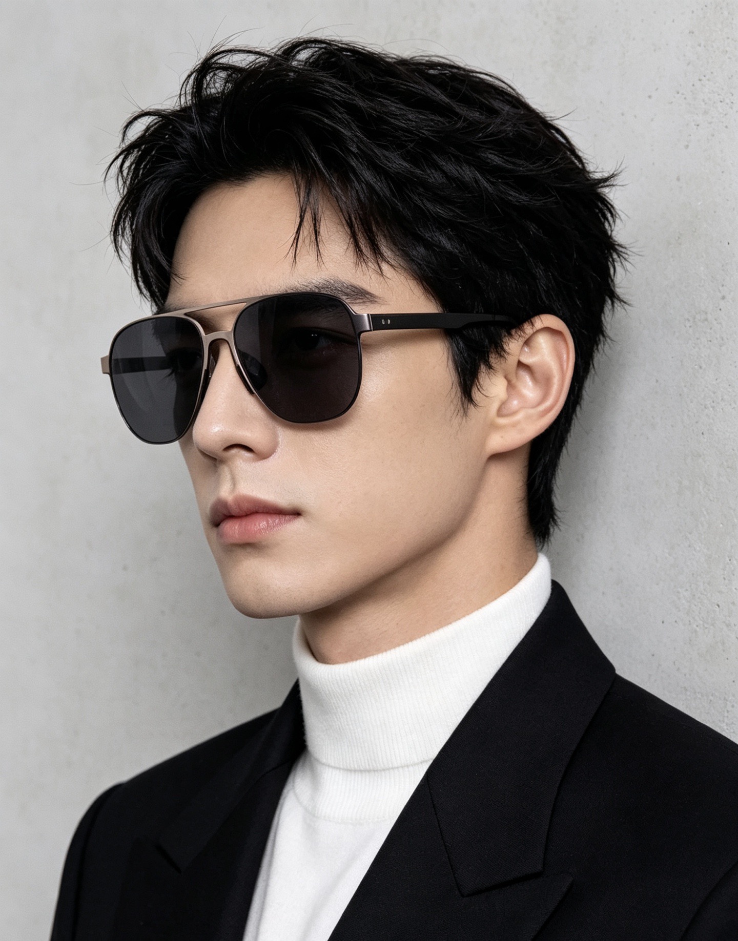 GUCCI 男款炫彩飞行员偏光太阳镜 ❤️材质：高清尼龙加厚卡槽高清偏光镜片 🌹无边框镜架💕颜👍型号：G