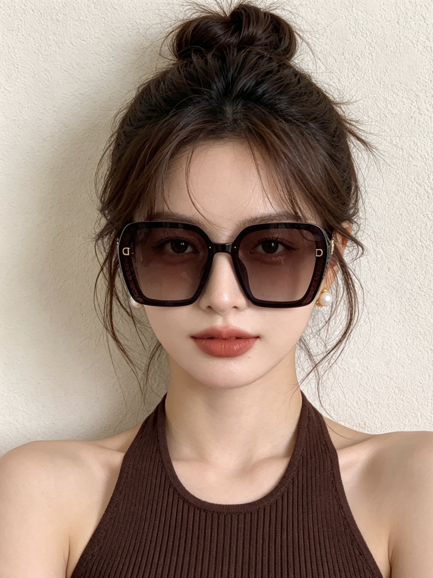 🔺 【DIOR-迪奥】开春新款 潮流爆款 时尚方框偏光太阳镜 高品质 佩戴舒适 网红潮款墨镜 女士高清偏