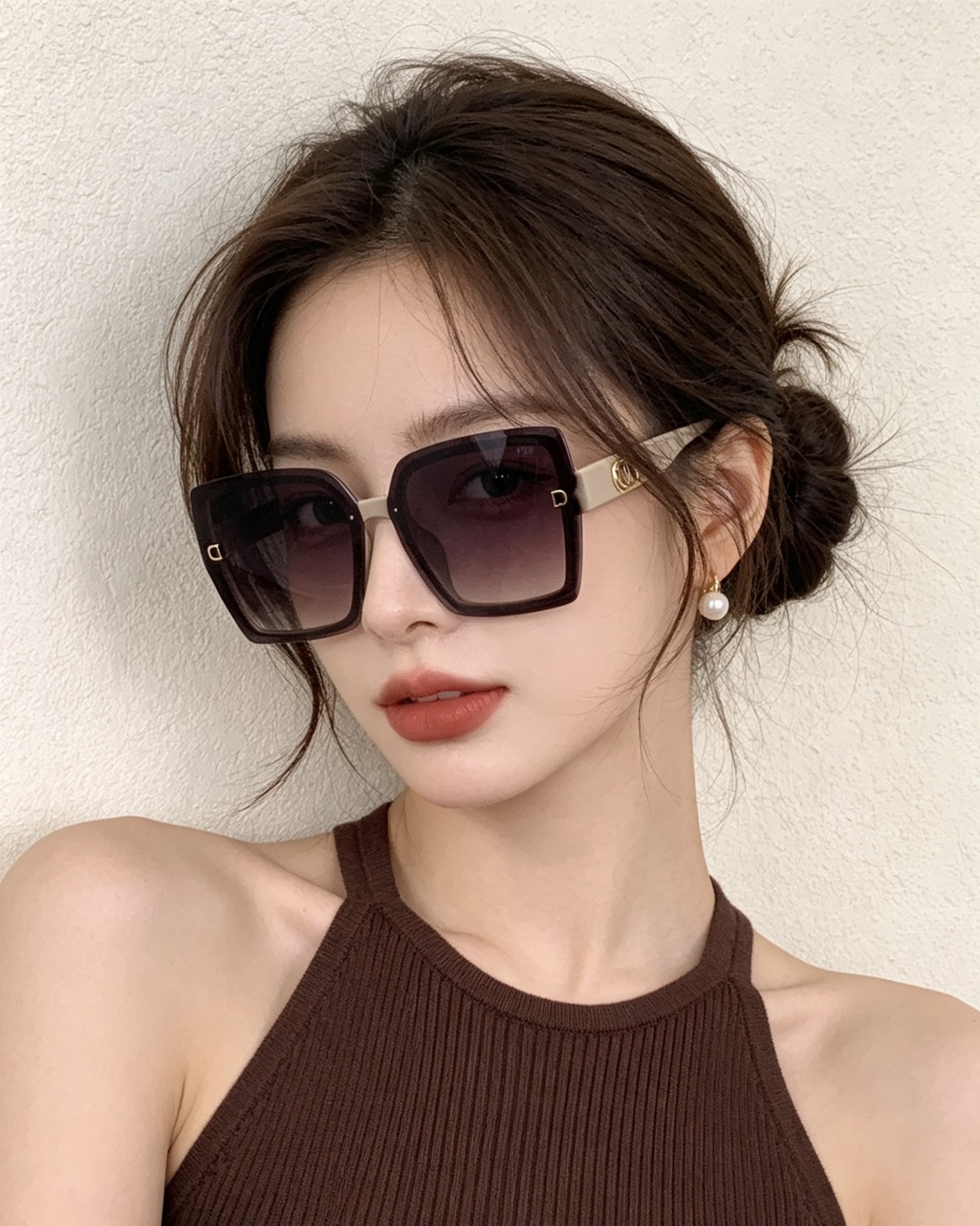 🔺 【DIOR-迪奥】开春新款 潮流爆款 时尚方框偏光太阳镜 高品质 佩戴舒适 网红潮款墨镜 型号：D2