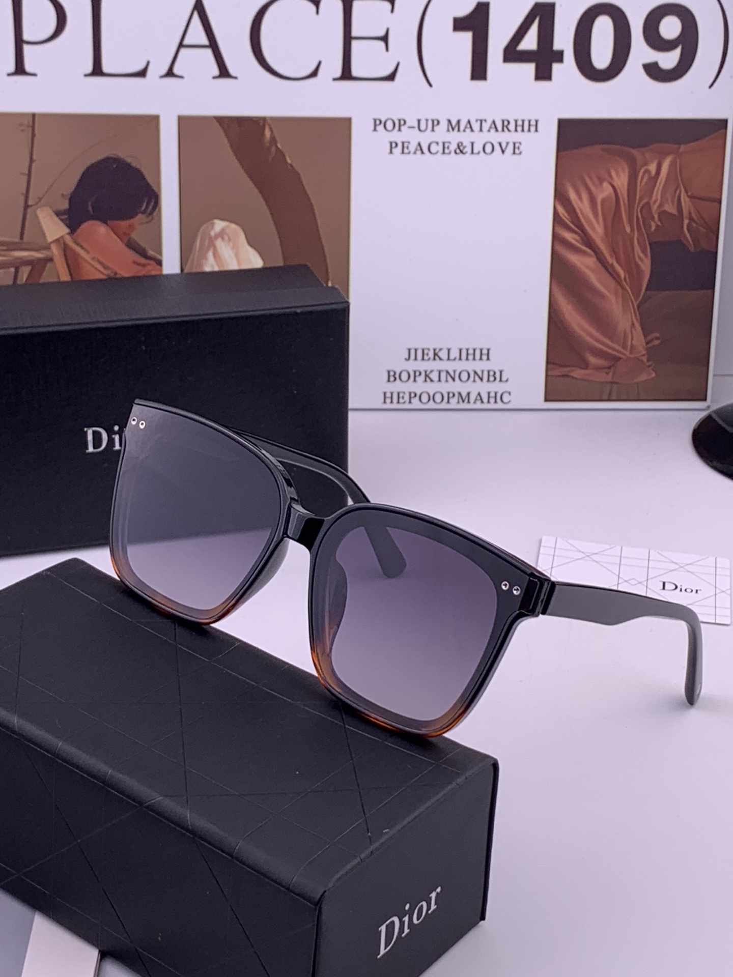 🔺 【GUCCI】开春新款 潮流爆款 时尚方框偏光太阳镜 高品质 佩戴舒适 网红潮款墨镜 女士高清尼龙偏光太阳镜🕶️ 🎉