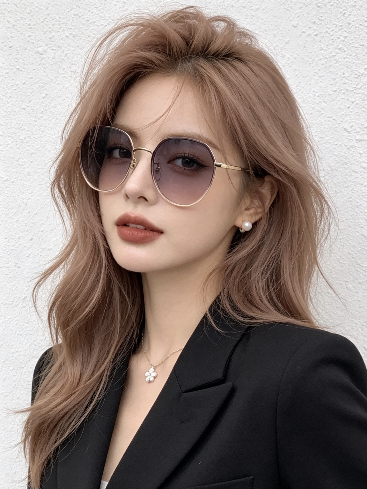 🔺 【GUCCI-偏光太阳镜】开春新款 潮流爆款 时尚圆框偏光太阳镜 高品质 佩戴舒适 网红潮款墨镜 女士高清偏光太阳镜
