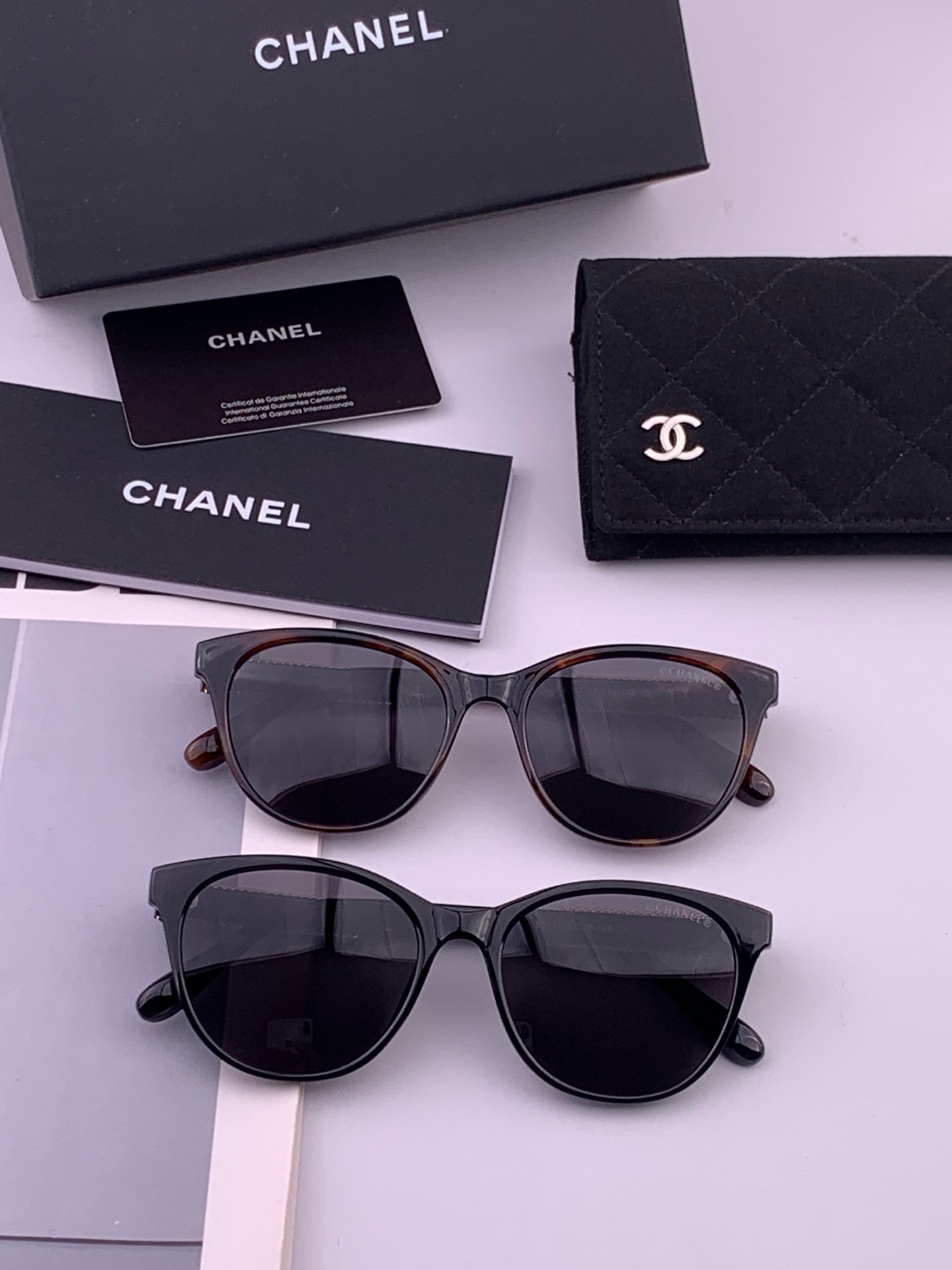 【CHANEL】香奈儿 新款山茶花潮流爆款 时尚圆框高清偏光太阳镜 佩戴舒适 网红潮款墨镜  ♥️♥️型号：CH7821
