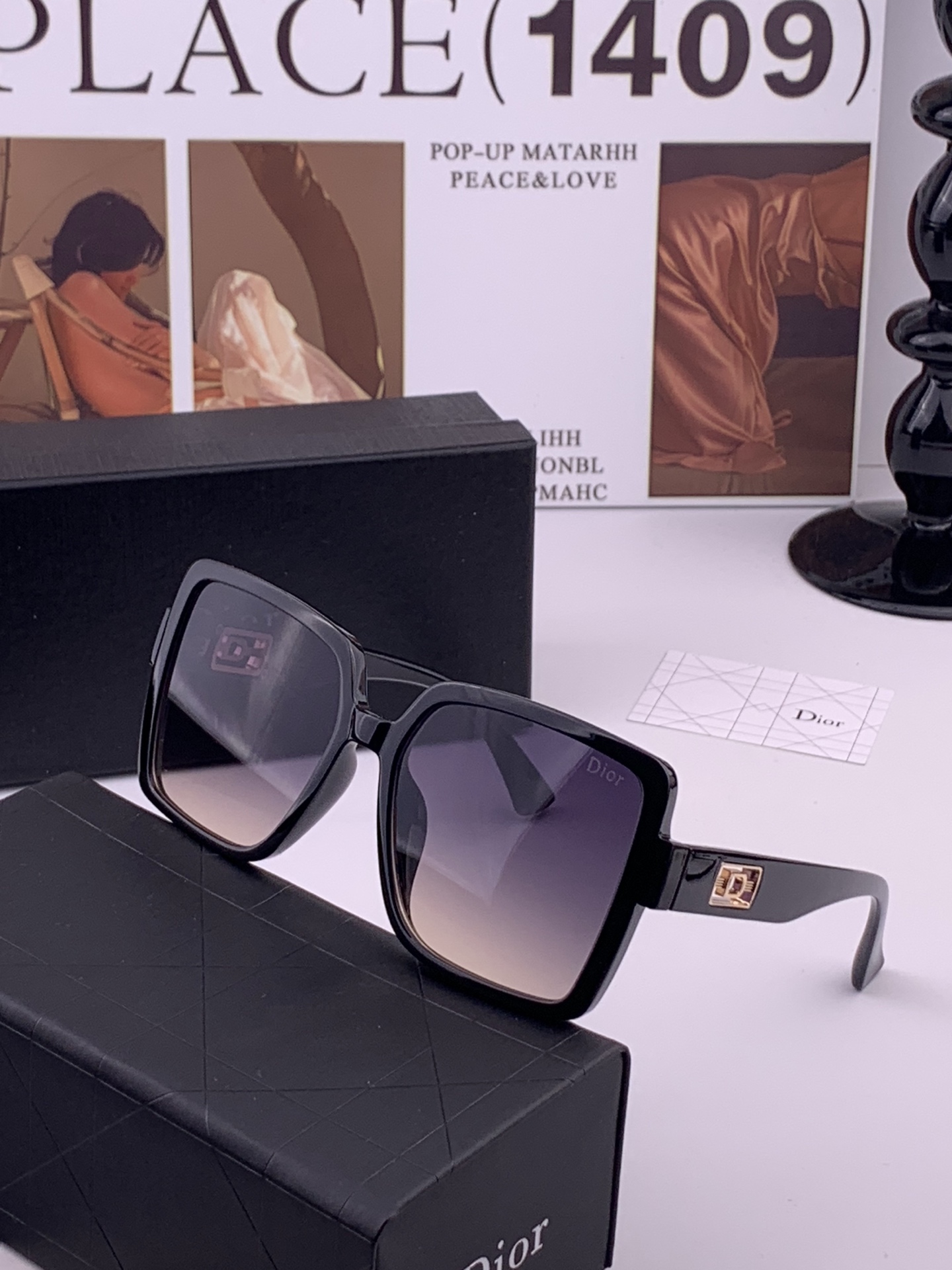 🔺 【DIOR-迪奥】开春新款 潮流爆款 时尚太阳镜 高品质 佩戴舒适 网红潮款墨镜 型号：D78000