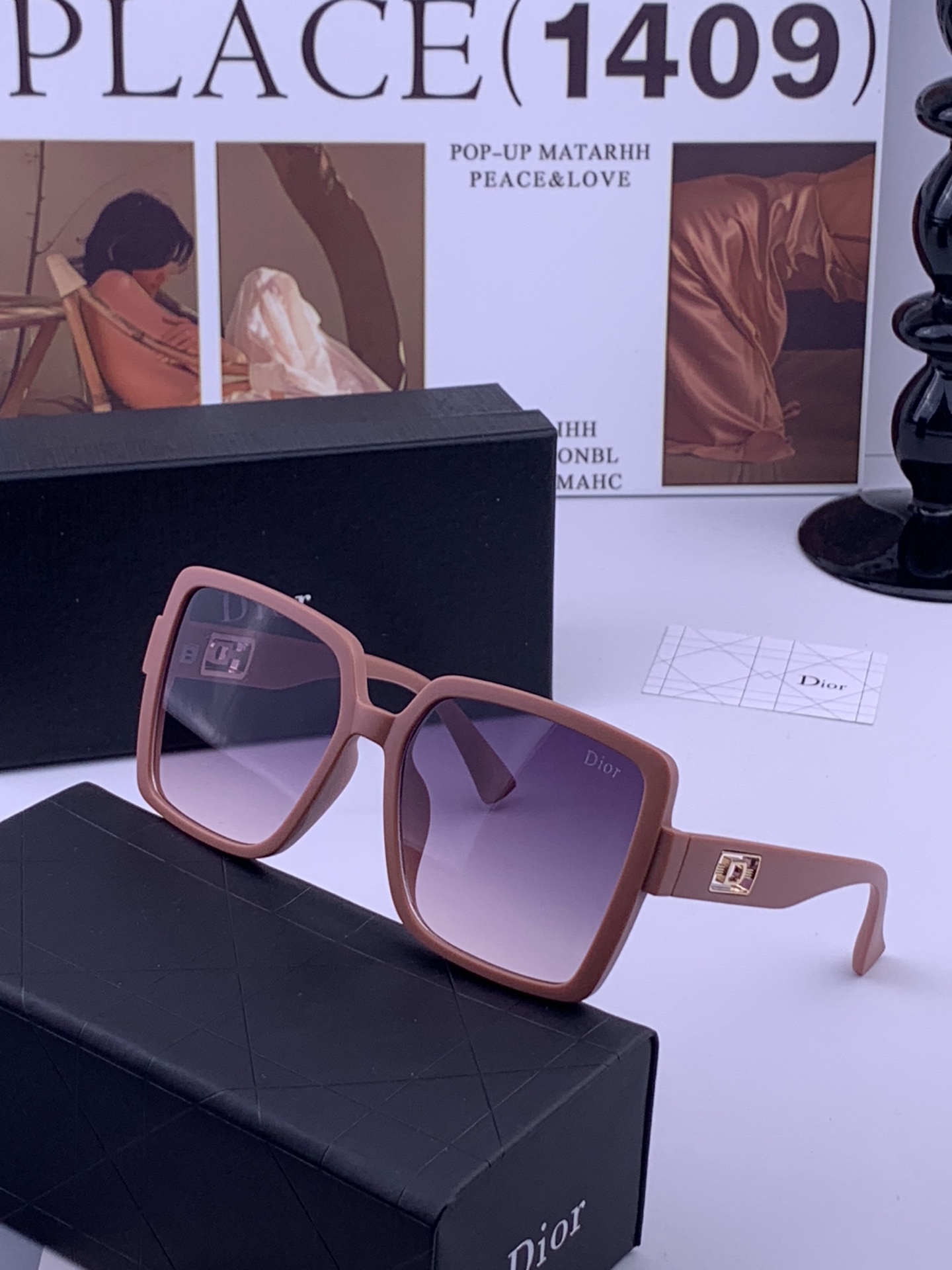 🔺 【DIOR-迪奥】开春新款 潮流爆款 时尚太阳镜 高品质 佩戴舒适 网红潮款墨镜 型号：D78000