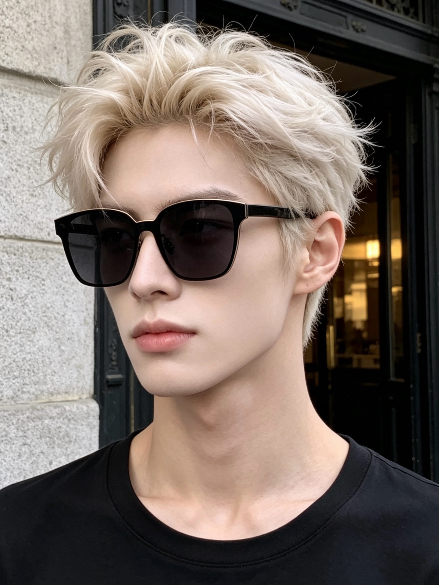 连体镜GUCCI开春新款一体镜 大框太阳镜男女同款 😎  爆款大框尼龙太阳镜 超逼格超酷  镜腿品牌设计感强 nice~