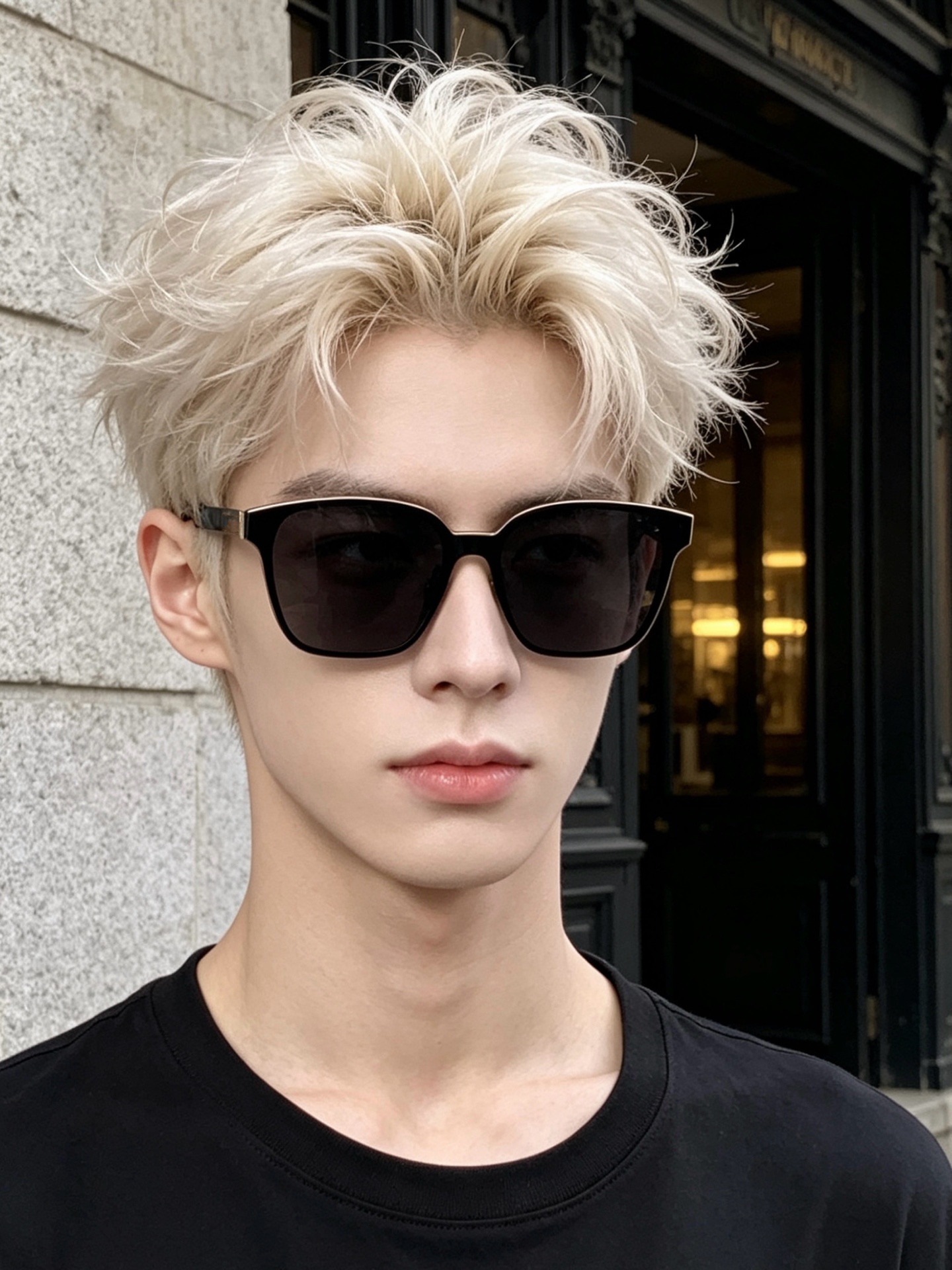 连体镜GUCCI开春新款一体镜 大框太阳镜男女同款 😎  爆款大框尼龙太阳镜 超逼格超酷  镜腿品牌设计感强 nice~