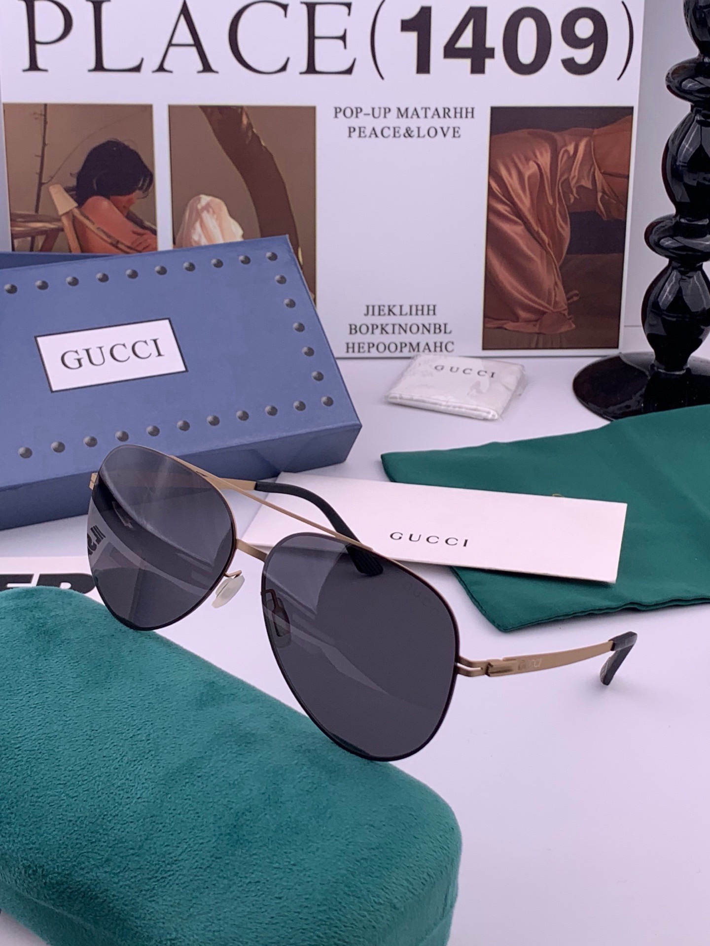 Gucci 春夏新款超轻无螺丝压不坏系列情侣款太阳镜高清尼龙镜片🦅完美品质，适合各种脸型，经典太阳镜亮相时装周.超酷拉风