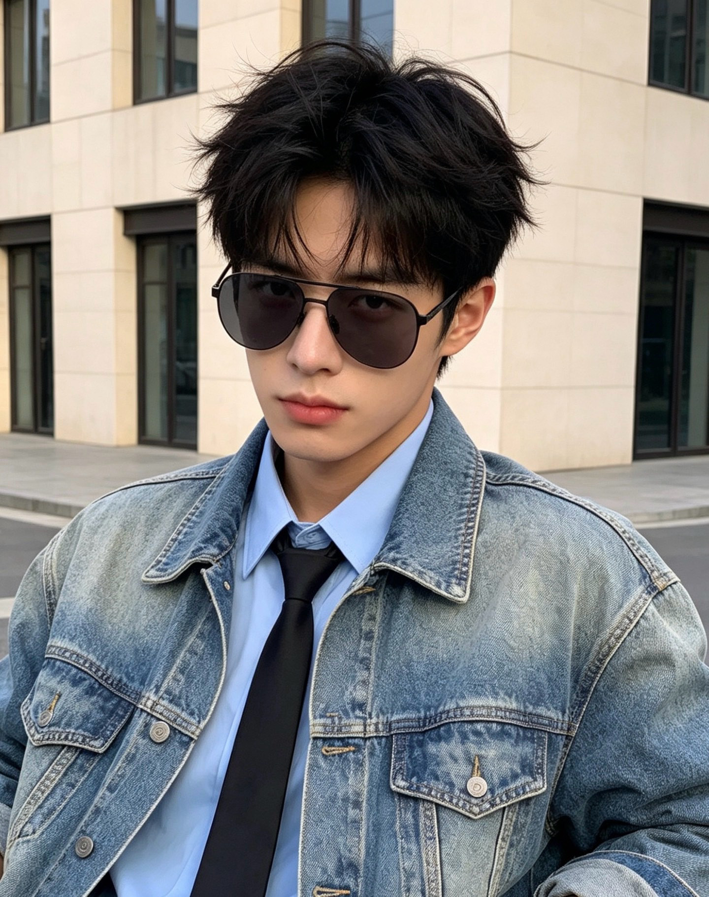 LV 男款炫彩飞行员偏光太阳镜 ❤️材质：高清尼龙加厚卡槽高清偏光镜片 🌹无边框镜架💕颜👍型号：L5229