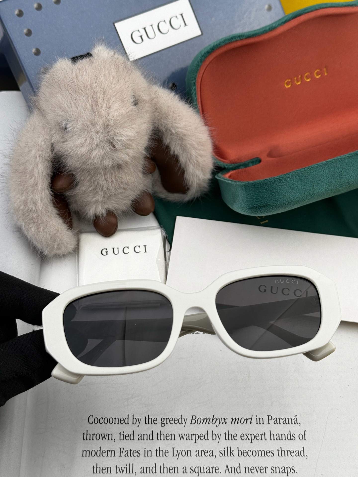 🔺 【GUCCI-偏光太阳镜】开春新款 潮流爆款 时尚方框偏光太阳镜 高品质 佩戴舒适 网红潮款墨镜 女士高清偏光太阳镜
