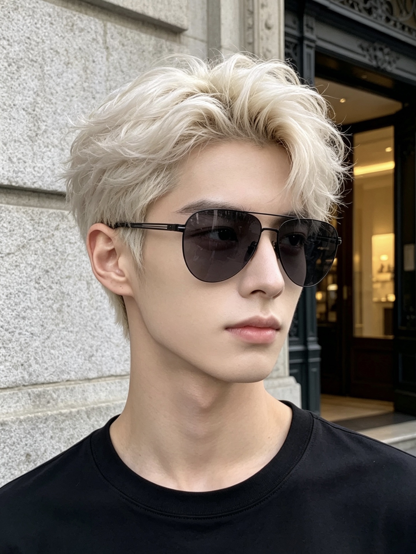 GUCCI 男款炫彩飞行员偏光太阳镜 ❤️材质：高清尼龙加厚卡槽高清偏光镜片 🌹无边框镜架💕颜👍型号：G0515