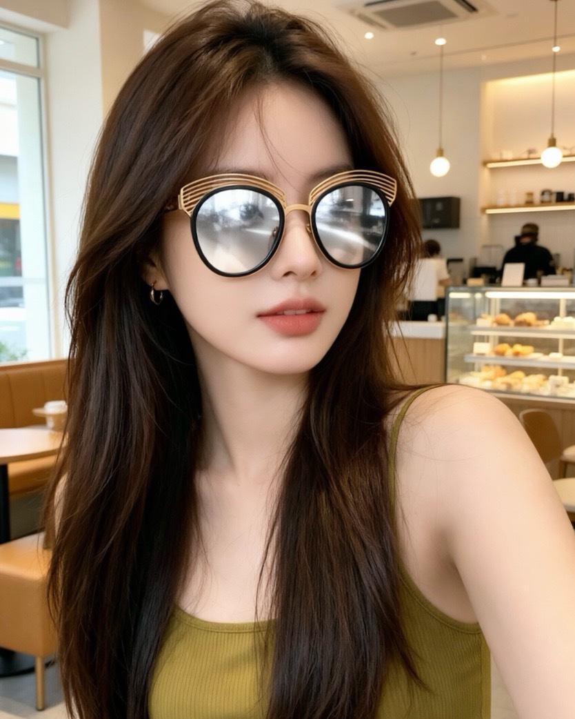 DIOR🌋☔️时尚圆框太阳镜镜片 顶级奢侈品[强] 高品质[胜利][亲亲]🍦🍨 [得意] 气质非凡😄 🍫🍪女士开车墨镜[