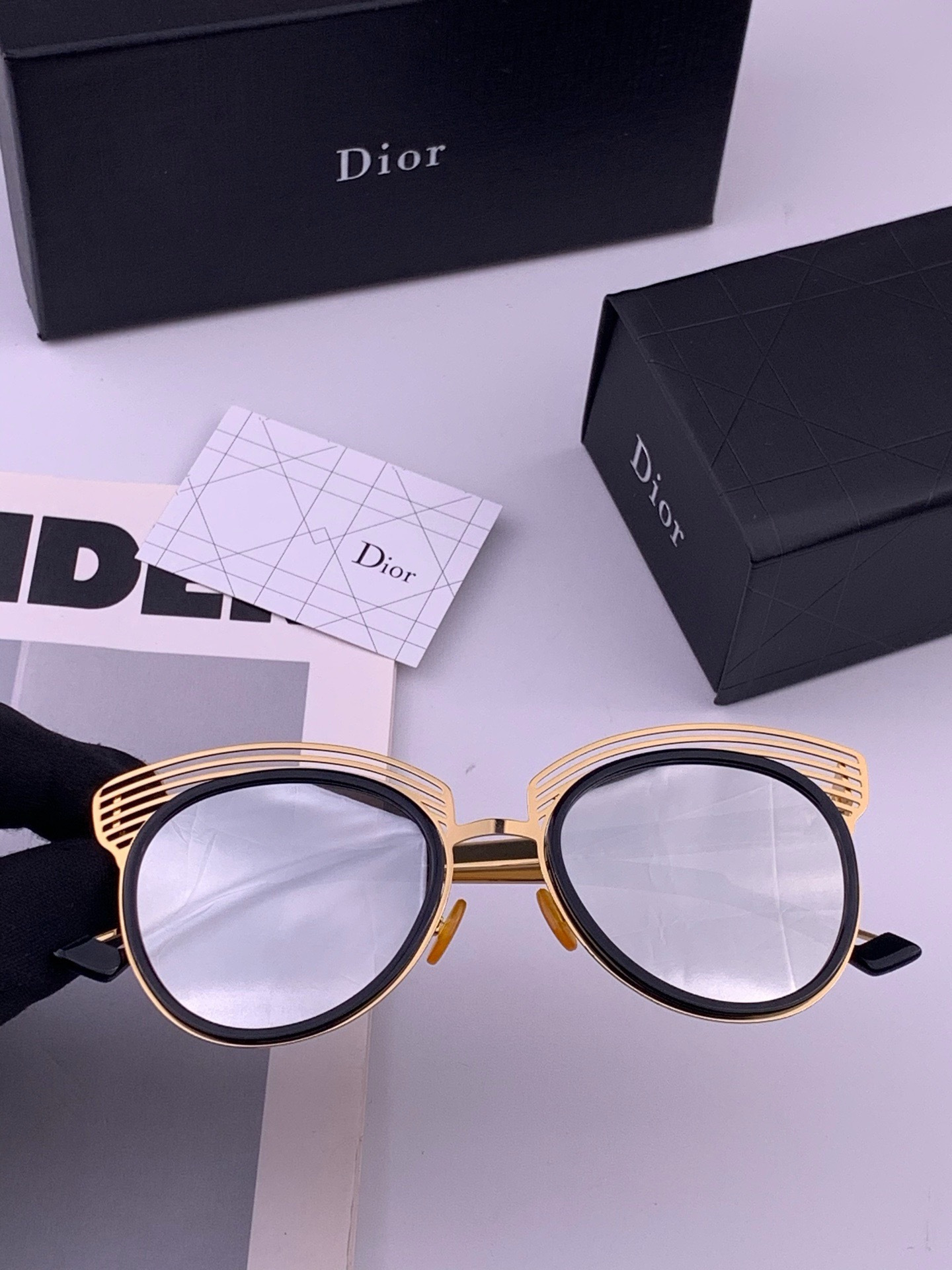 DIOR🌋☔️时尚圆框太阳镜镜片 顶级奢侈品[强] 高品质[胜利][亲亲]🍦🍨 [得意] 气质非凡😄 🍫🍪女士开车墨镜[