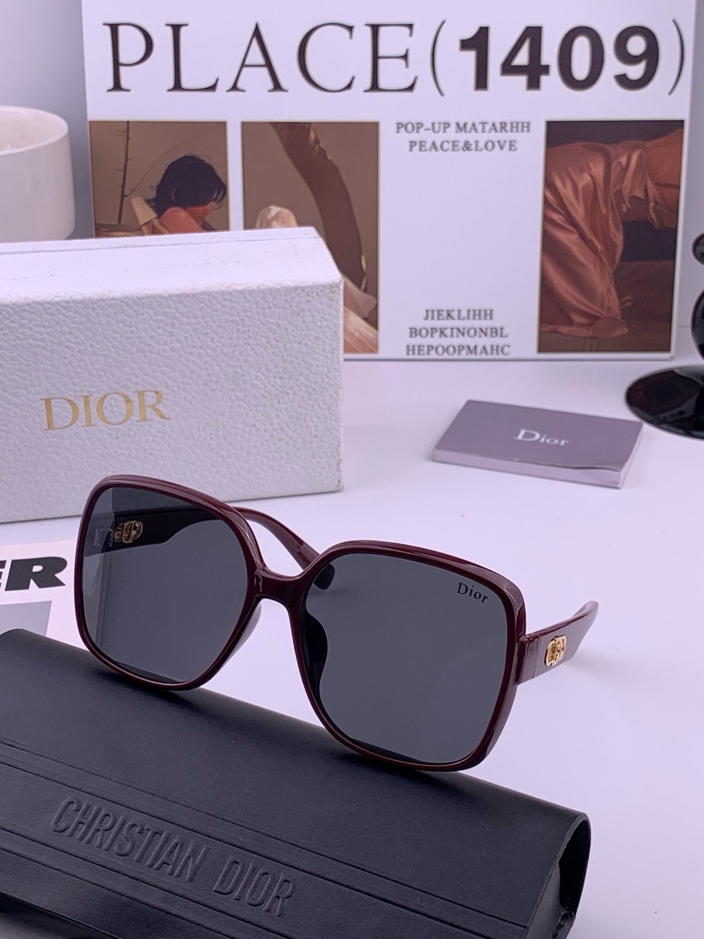 🔺 【DIOR-迪奥】开春新款 潮流爆款 时尚尼龙偏光太阳镜 高品质 佩戴舒适 网红潮款墨镜 型号：D3510