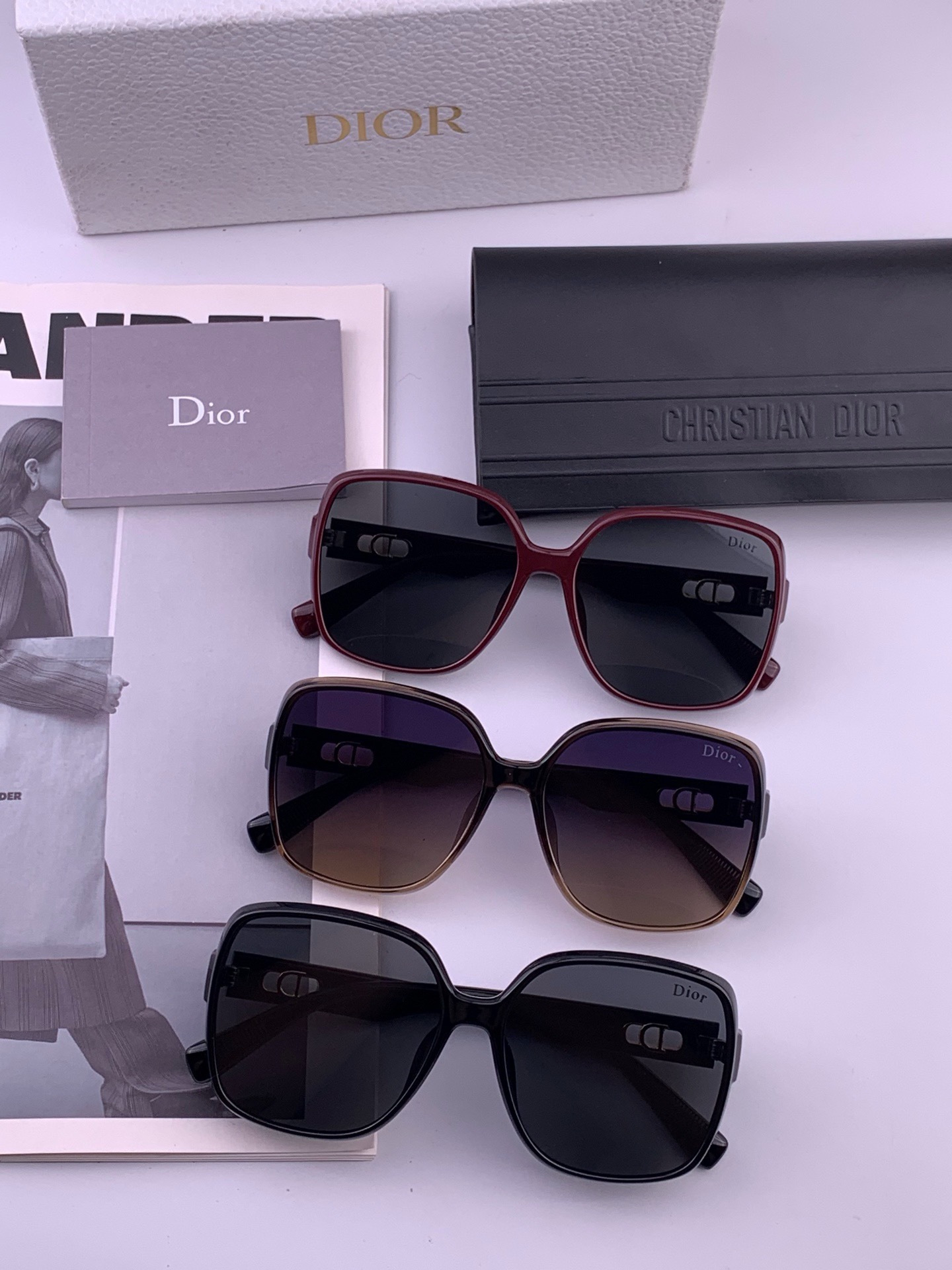 🔺 【DIOR-迪奥】开春新款 潮流爆款 时尚尼龙偏光太阳镜 高品质 佩戴舒适 网红潮款墨镜 型号：D3510