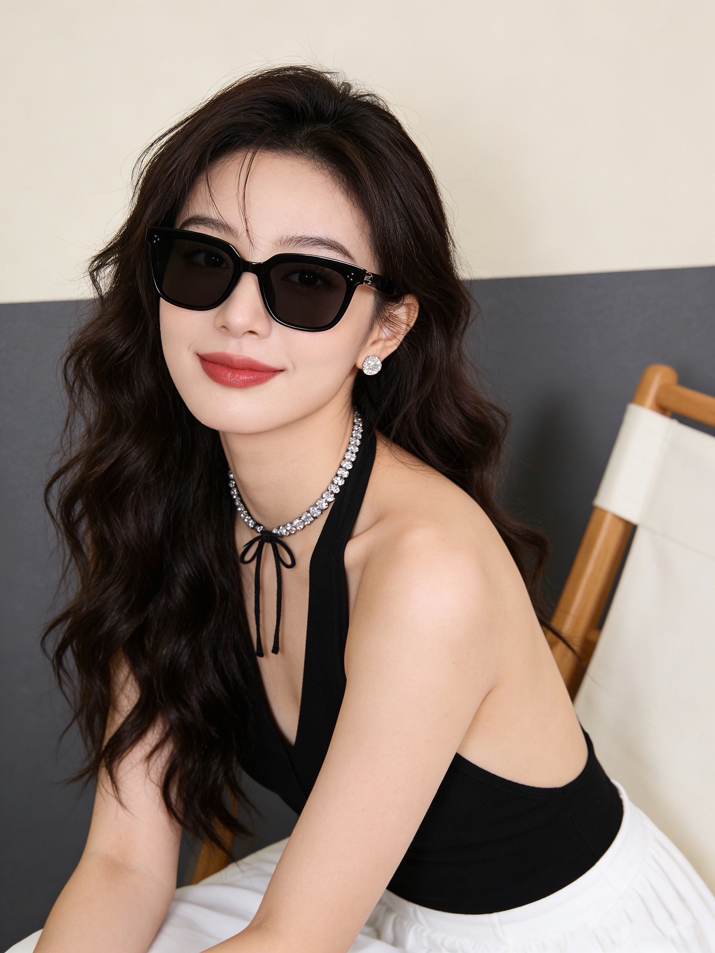 GUCCI  新款连体尼龙偏光太眼镜，情侣款时尚方框太阳镜佩戴舒适网红潮流款墨镜，大气女人范儿，大脸小脸都好看 ！型号：