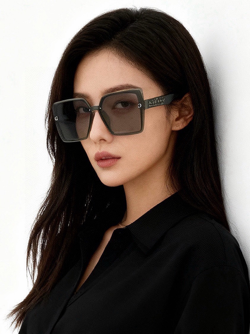 🔺 【DIOR-迪奥】开春新款 潮流爆款 时尚方框尼龙太阳镜 高品质 佩戴舒适 网红潮款墨镜 女士高清尼龙太阳镜🕶️ 🎉