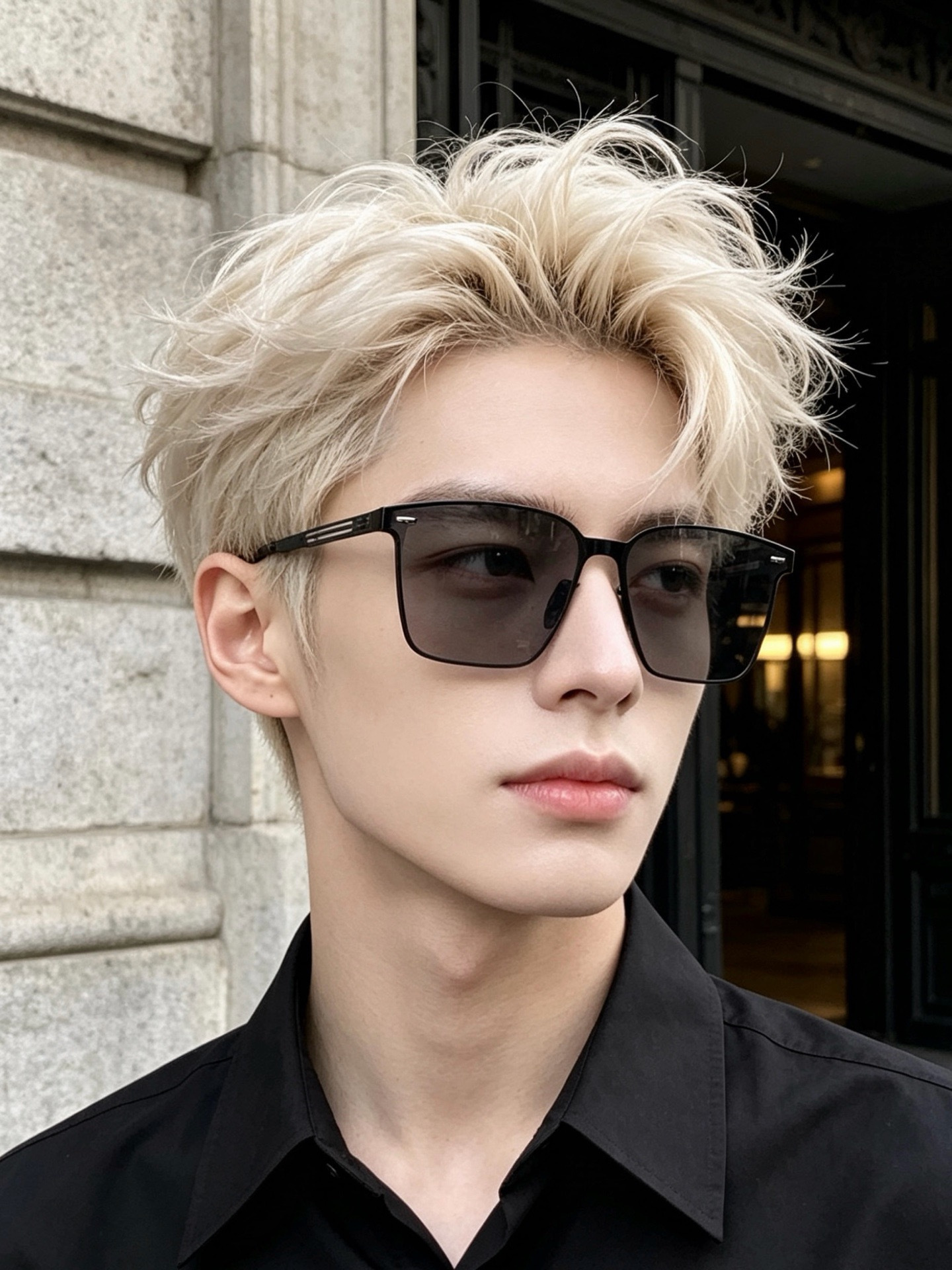 GUCCI 男款炫彩飞行员偏光太阳镜 ❤️材质：高清尼龙加厚卡槽高清偏光镜片 🌹无边框镜架💕颜👍型号：G176