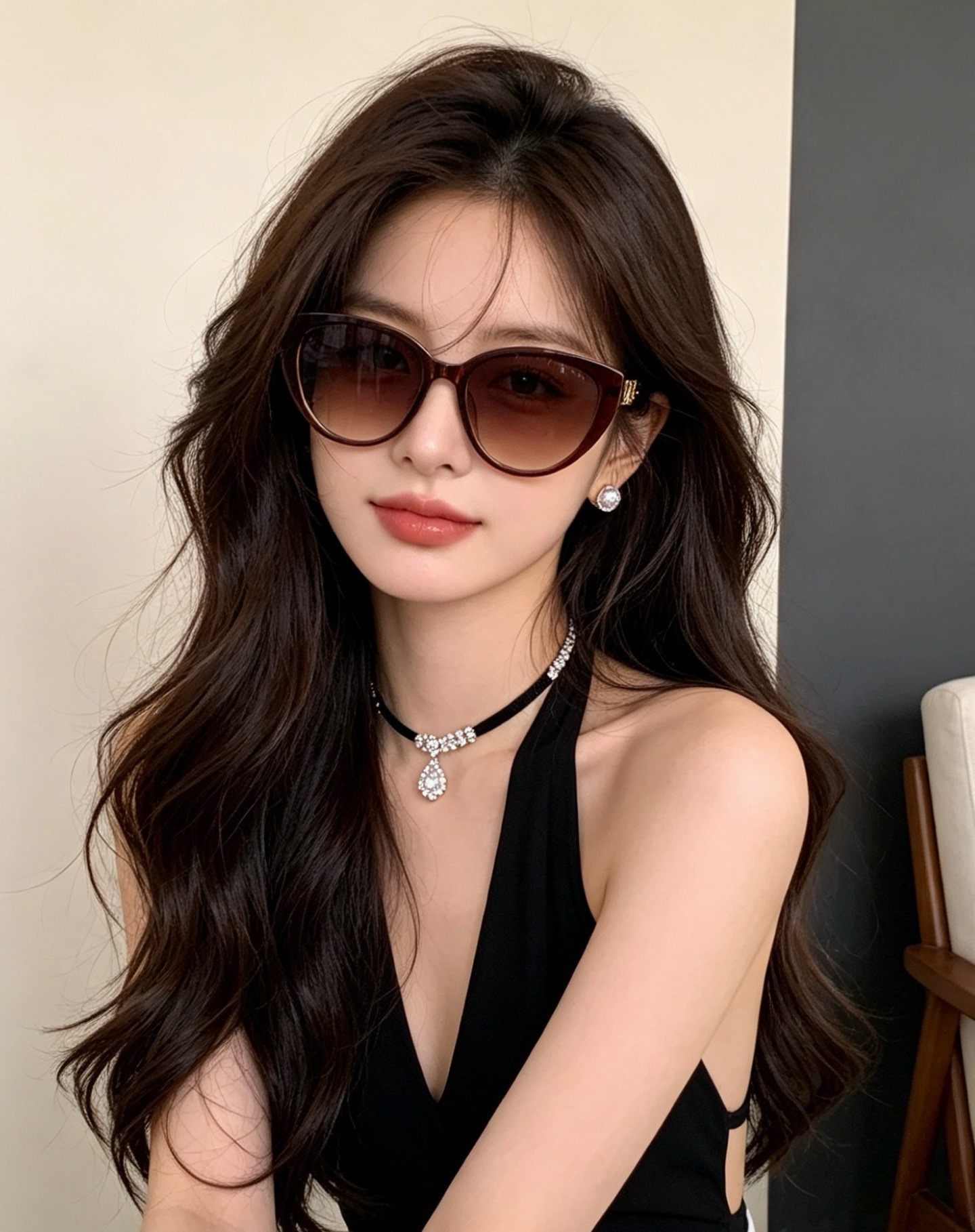 LV 新款女士方框太阳眼镜 开车墨镜 新款太阳镜  时尚大方 舒适轻盈 精致奢华 超轻 型号：L15803