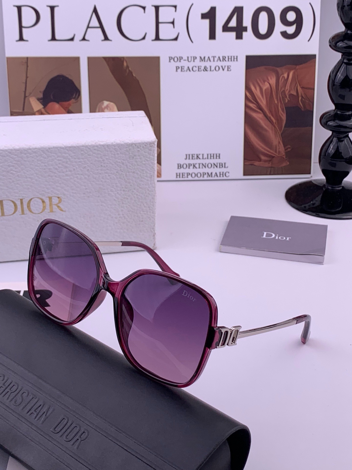 【DIOR】迪奥偏光太阳镜 时尚造型 开车驾驶镜时尚墨镜🌸世界顶级奢华品牌，品质保证！😍😍经典款, 明星热爱!💥💥有史以