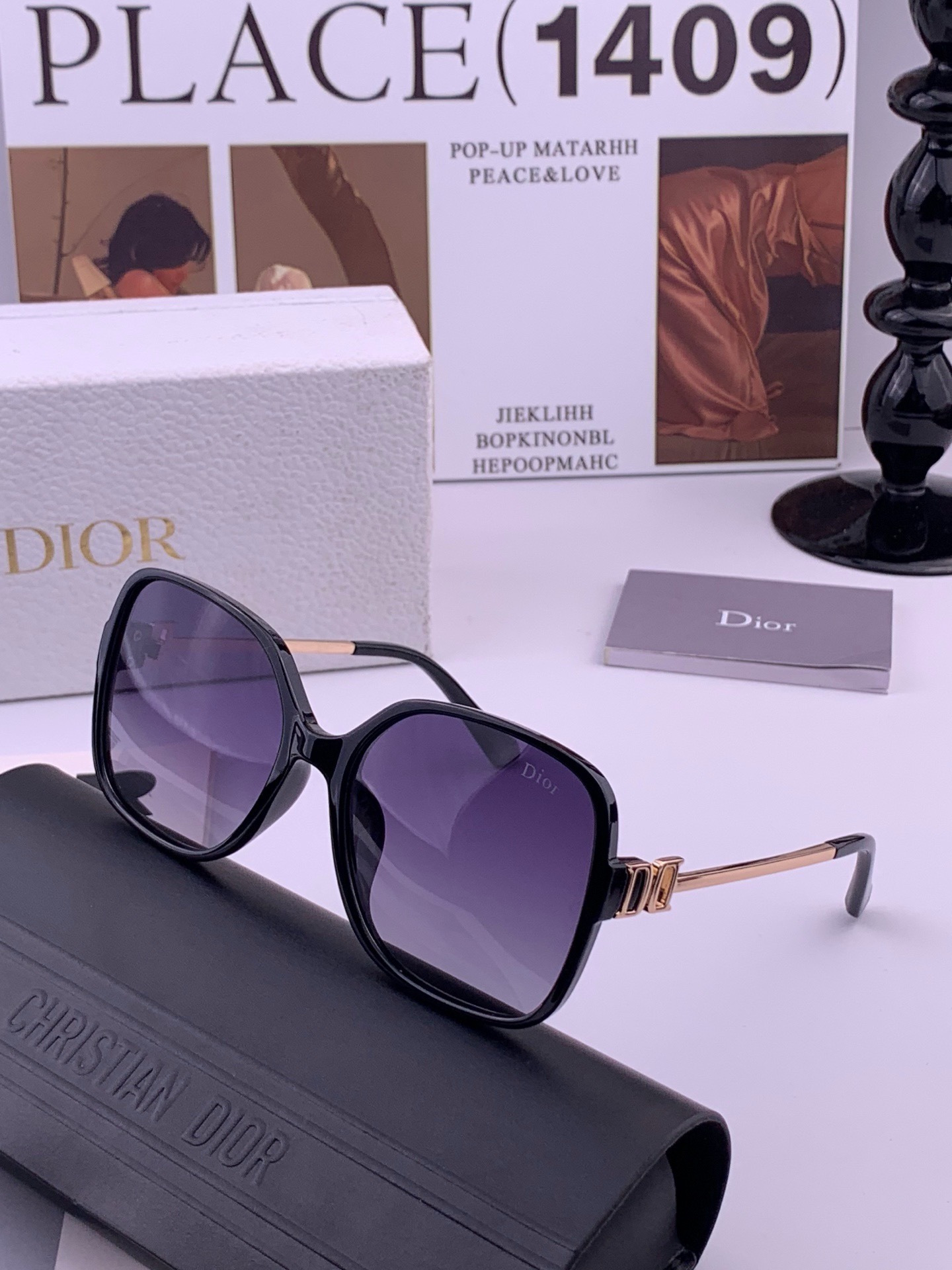 【DIOR】迪奥偏光太阳镜 时尚造型 开车驾驶镜时尚墨镜🌸世界顶级奢华品牌，品质保证！😍😍经典款, 明星热爱!💥💥有史以