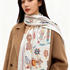 会发光发亮的围巾 新款🆕🏇🏇买了都说好看‼️推荐💕顶级工艺超值‼️爱马仕专柜爆款🎁💟立体呈现图案纹路实物档次极高👍👍特殊 会发光发亮的围巾 新款🆕🏇🏇买了都说好看‼️推荐💕顶级工艺超值‼️爱马仕专柜爆款🎁💟立体呈现图案纹路实物档次极高👍👍特殊