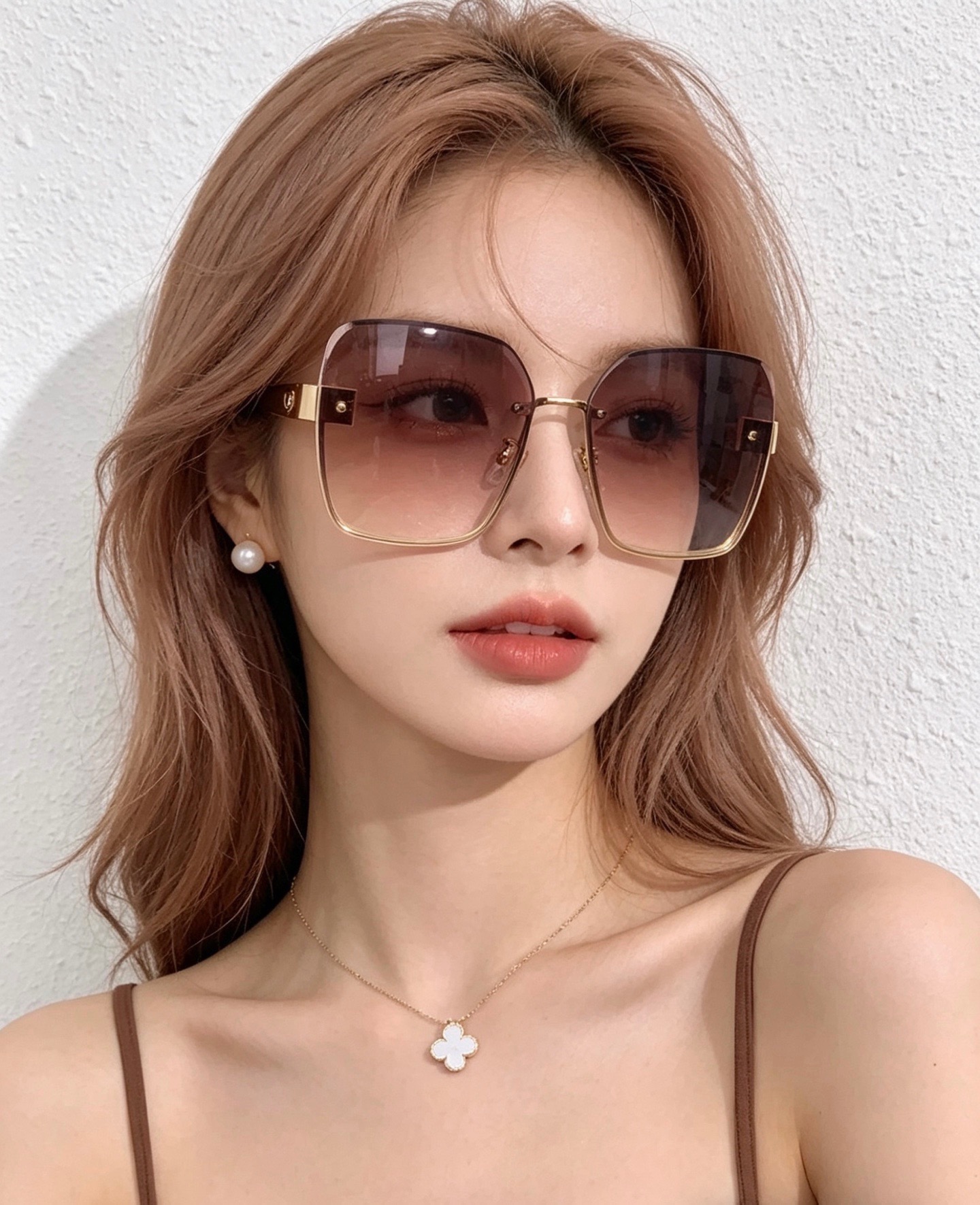 🔺 【香奈儿】开春新款 潮流爆款 时尚方框太阳镜 高品质 佩戴舒适 网红潮款墨镜 女士高清加厚偏光太阳镜🕶️ 🎉高品质T