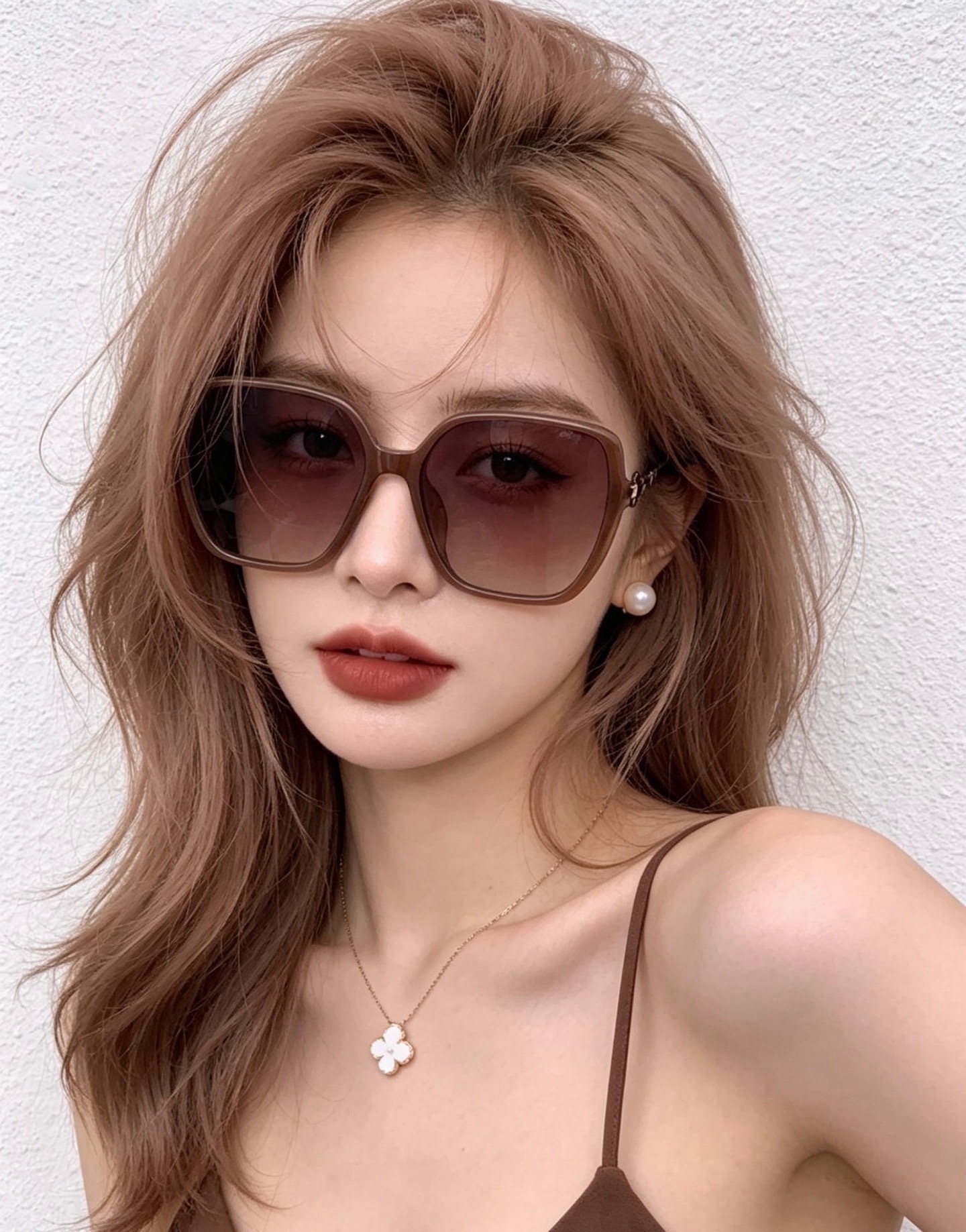 🔺 【香奈儿】开春新款 潮流爆款 时尚方框太阳镜 高品质 佩戴舒适 网红潮款墨镜 女士高清加厚偏光太阳镜🕶️ 🎉高品质T