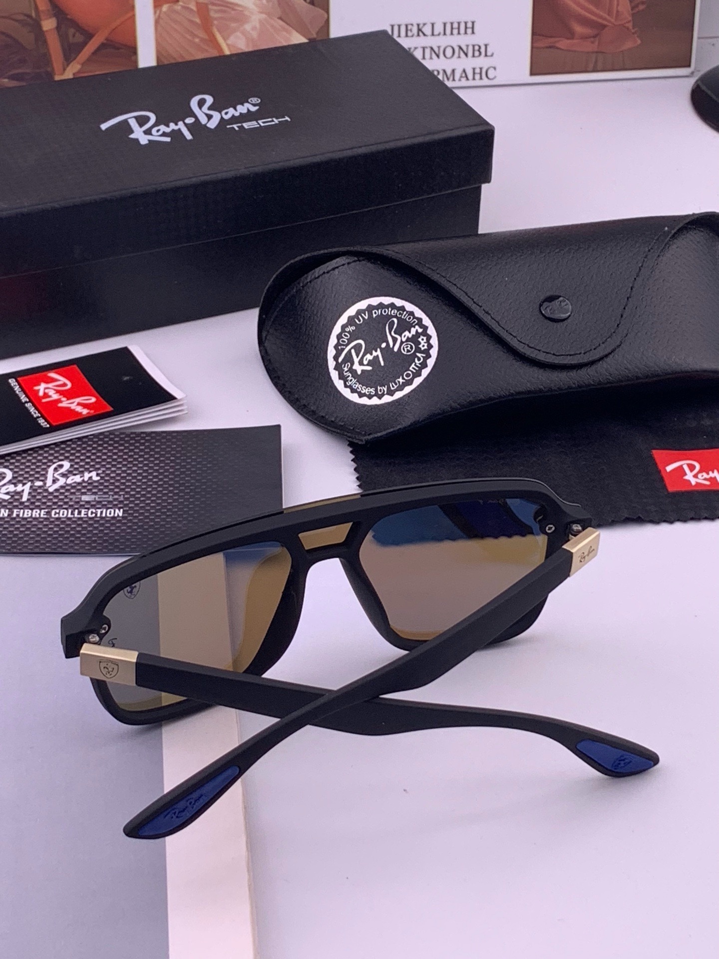 RAYBAN 😈雷朋 RB22300💚🔵💜👓时尚偏光🌻🌻💟炫‮潮彩‬款太阳镜，男女通用🔝🔝。size：60-18-140