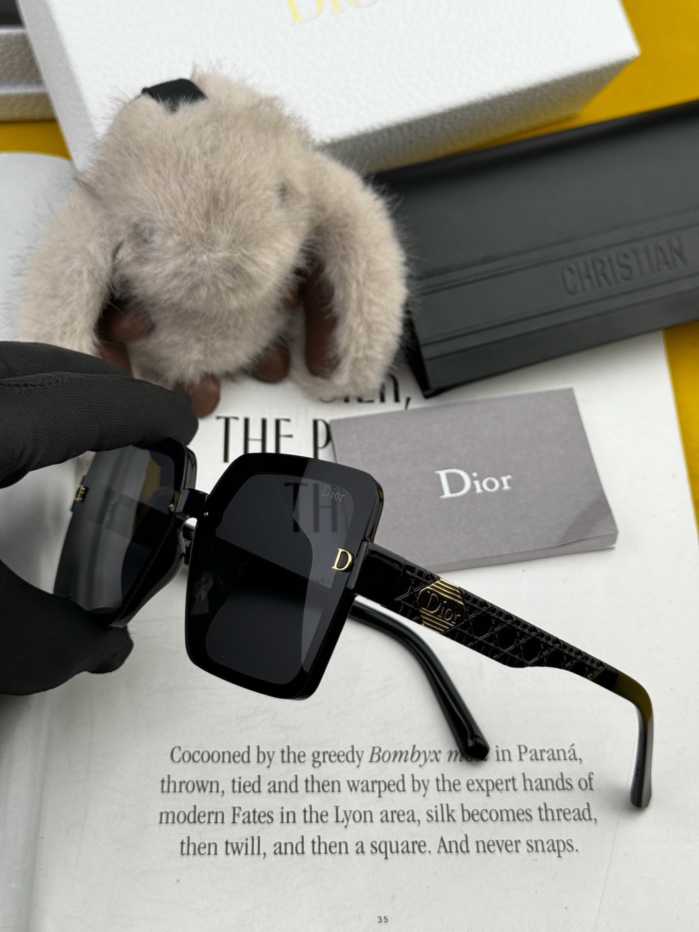 🔺 【DIOR-迪奥】开春新款 潮流爆款 时尚方框偏光太阳镜 高品质 佩戴舒适 网红潮款墨镜 女士高清加厚偏光太阳镜🕶️