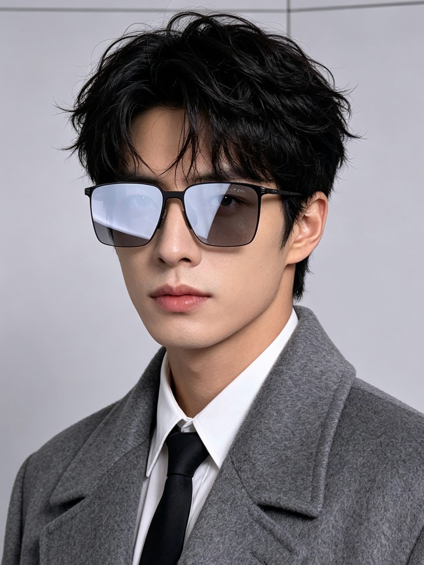 GUCCI 男款炫彩飞行员偏光太阳镜 ❤️材质：高清尼龙加厚卡槽高清偏光镜片 🌹无边框镜架💕颜👍型号：G01810