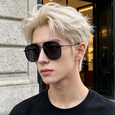 GUCCI 男款炫彩飞行员偏光太阳镜 ❤️材质:高清尼龙加厚卡槽高清偏光镜片 🌹无边框镜架💕颜👍型号:G0227 GUCCI 男款炫彩飞行员偏光太阳镜 ❤️材质:高清尼龙加厚卡槽高清偏光镜片 🌹无边框镜架💕颜👍型号:G0227