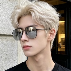 GUCCI 男款炫彩飞行员偏光太阳镜 ❤️材质:高清尼龙加厚卡槽高清偏光镜片 🌹无边框镜架💕颜👍型号:G0227 GUCCI 男款炫彩飞行员偏光太阳镜 ❤️材质:高清尼龙加厚卡槽高清偏光镜片 🌹无边框镜架💕颜👍型号:G0227