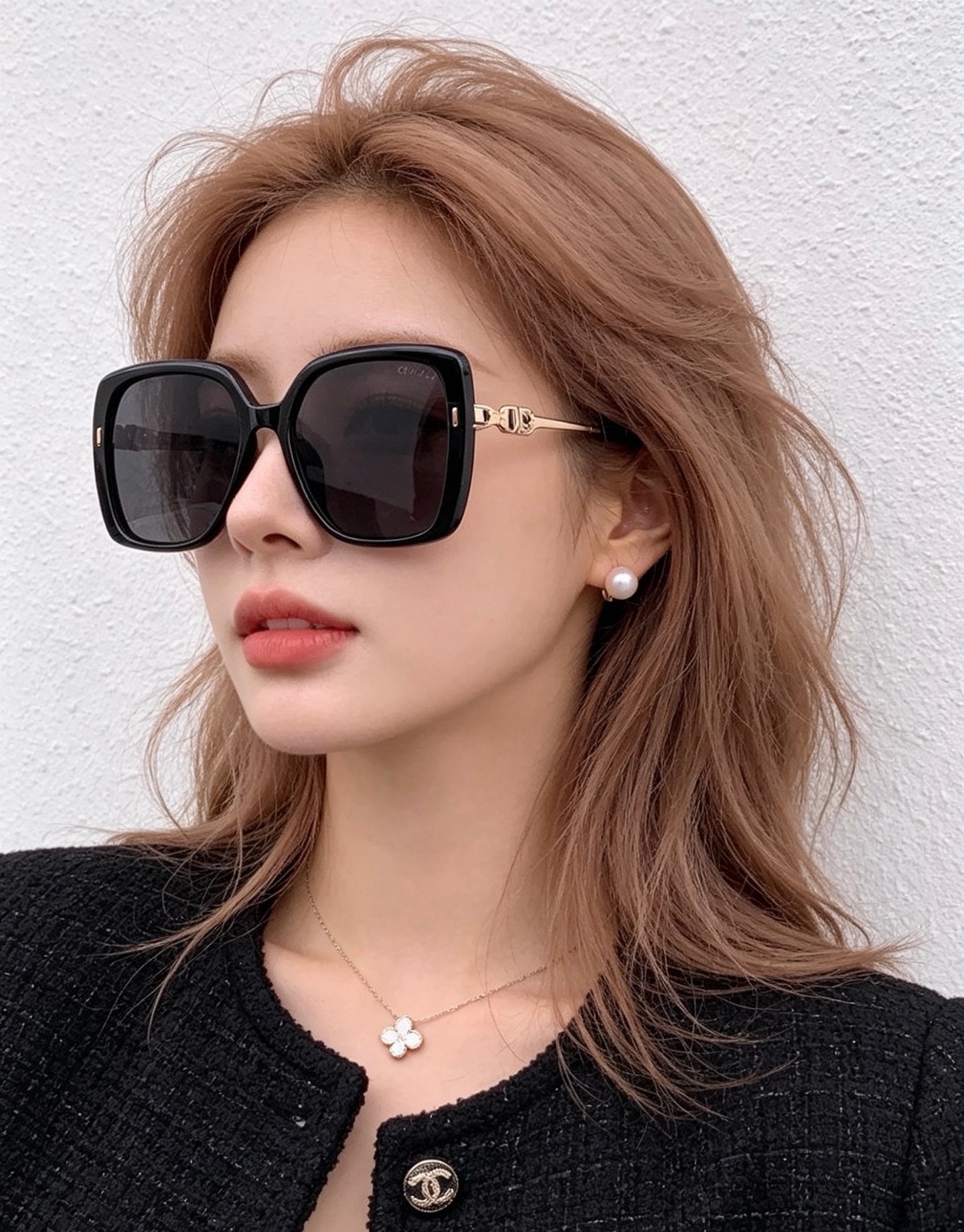 【GUCCI】新款潮流爆款 时尚方框太阳镜 佩戴舒适 网红潮款墨镜  女士高清加厚偏光太阳镜🕶️ 🎉高品质TR镜框 ♥️