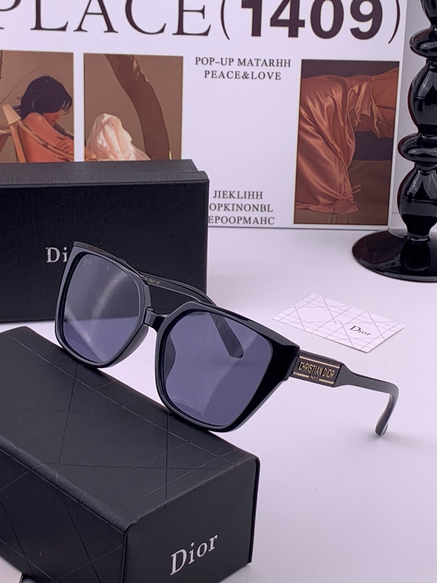 🔺 【DIOR-迪奥】开春新款 潮流爆款 时尚太阳镜 高品质 佩戴舒适 网红潮款墨镜 型号：D67706
