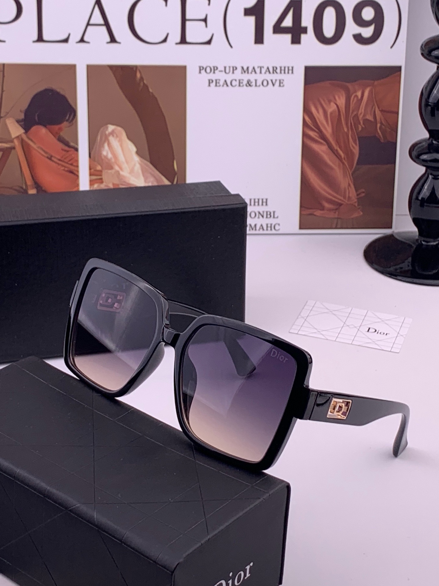 🔺 【DIOR-迪奥】开春新款 潮流爆款 时尚太阳镜 高品质 佩戴舒适 网红潮款墨镜 型号：D78000 